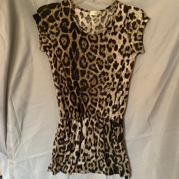 Victoria leopard print top size M/L - Picture 1 of 3